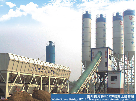  HZS120 mixing plant