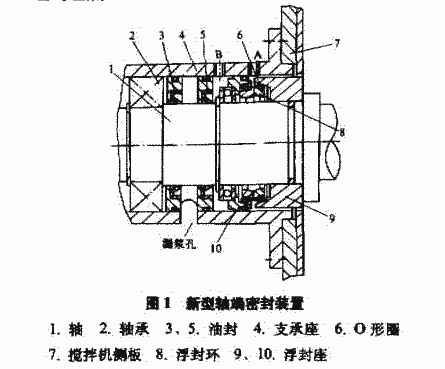 混凝土搅拌机轴端密封装置详细介绍